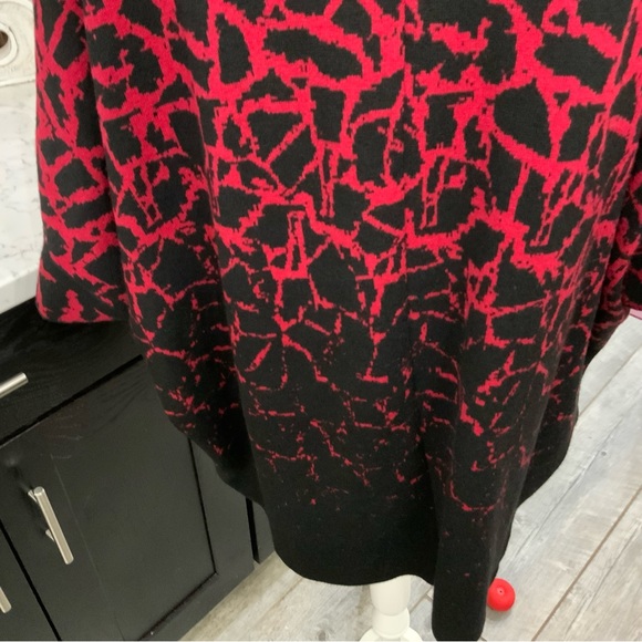 Ming Wang Open Front Knit Kimono Cardigan
Sweater Red and Black Small/Medium
New - Picture 7 of 13